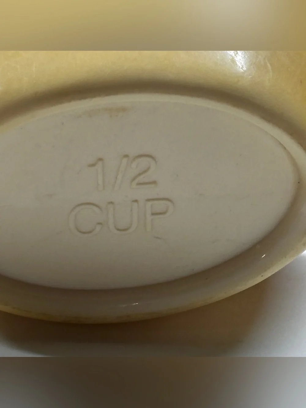 Vintage set of J.S.N.Y.  nesting goose measuring cups 1/2c. 1/4c. Lot Of 2